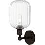 2_Edison Preston 14" High Oil Rubbed Bronze Sconce With Clear Jar Shade more views