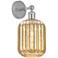 Edison Preston 14" High Polished Chrome Sconce With Mercury Jar Shade