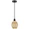 Edison Preston 6"W Oiled Bronze Cord Pendant w/ Mercury Bulb Shade