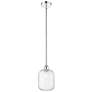 Edison Preston 7"W Chrome Stem Hung Mini Pendant w/ Clear Jar Shade