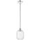 Edison Preston 7"W Chrome Stem Hung Mini Pendant w/ Clear Jar Shade