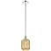 Edison Preston 7"W Chrome Stem Hung Mini Pendant w/ Mercury Jar Shade