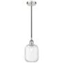 1_Edison Preston 7"W Polished Nickel Cord Pendant w/ Clear Jar Shade