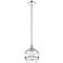 Edison Rochester 10"W Polished Chrome Stemmed Mini Pendant w/ Clear Sh