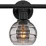 2_Edison Rochester 24" Wide Matte Black 3-Light Bath Light more views