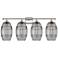 Edison Rochester 32.88"W 4-Light Polished Nickel Bath Light w/ Clear S