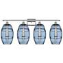 Edison Rochester 35"W 4-Light Chrome Bath Vanity Light w/ Clear Shade