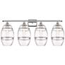 Edison Rochester 35"W 4-Light Chrome Bath Vanity Light w/ Smoke Shade