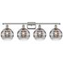 Edison Rochester 35"W 4-Light Oiled Bronze Bath Vanity Light w/ Clear