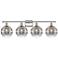 Edison Rochester 35"W 4-Light Oiled Bronze Bath Vanity Light w/ Clear