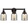 Edison Small Bell 25" Oil-Rubbed Bronze 3-Light Bath Light