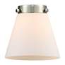 4_Edison Small Cone 16" 2-Light Matte Black Bath Light w/ Matte White Sh more views