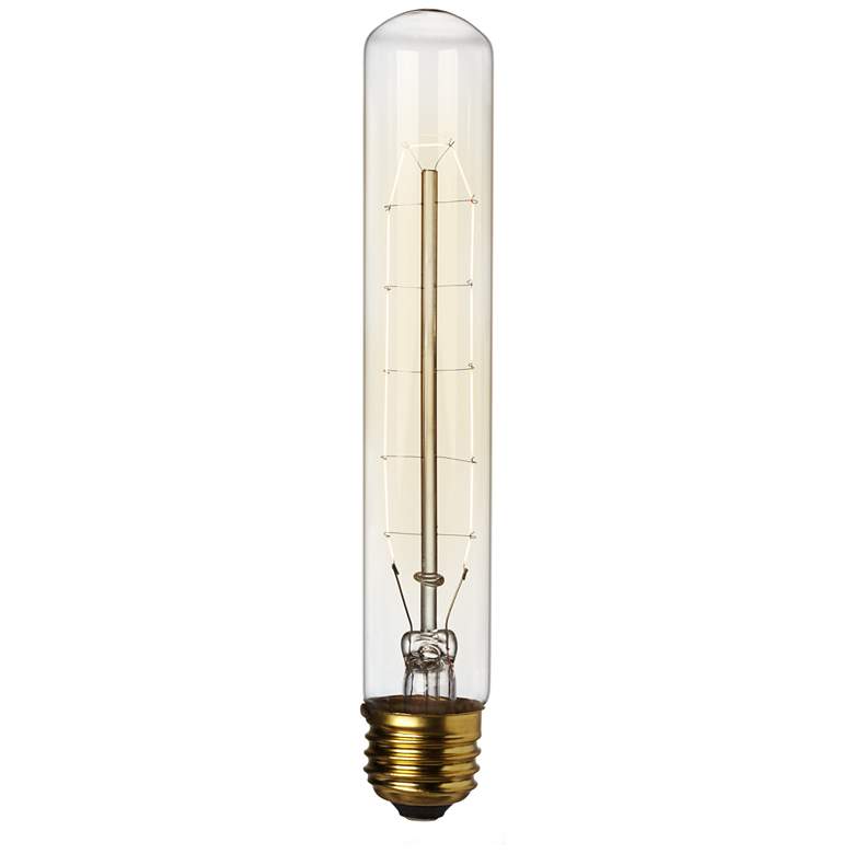 Image 1 Edison Style 40 Watt Tube Light Bulb