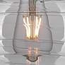 4_Edison Vaz 14.88" Wide 2 Light Matte Black Bath Light w/ Light Smoke S more views