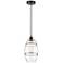 Edison Vaz 8" Wide Oil Rubbed Bronze Cord Hung Mini Pendant w/ Clear S