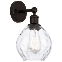 Edison Waverly 6" Oil Rubbed Bronze Sconce w/ Clear Shade