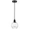 Edison Waverly 6" Wide Matte Black Mini Pendant