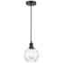 Edison Waverly 6" Wide Matte Black Mini Pendant