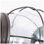 3_Edith 17" High Rust Glass Outdoor Wall Light more views