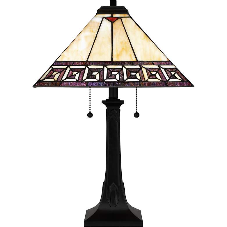 Image 3 Edith 2-Light Matte Black Table Lamp more views