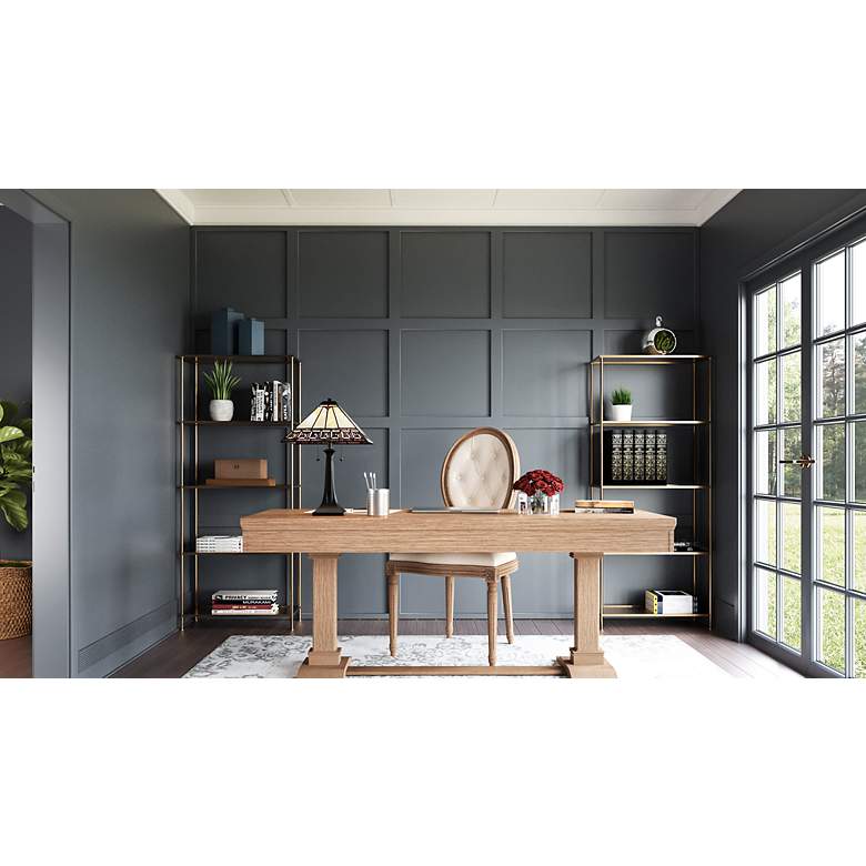 Image 5 Edith 2-Light Matte Black Table Lamp more views
