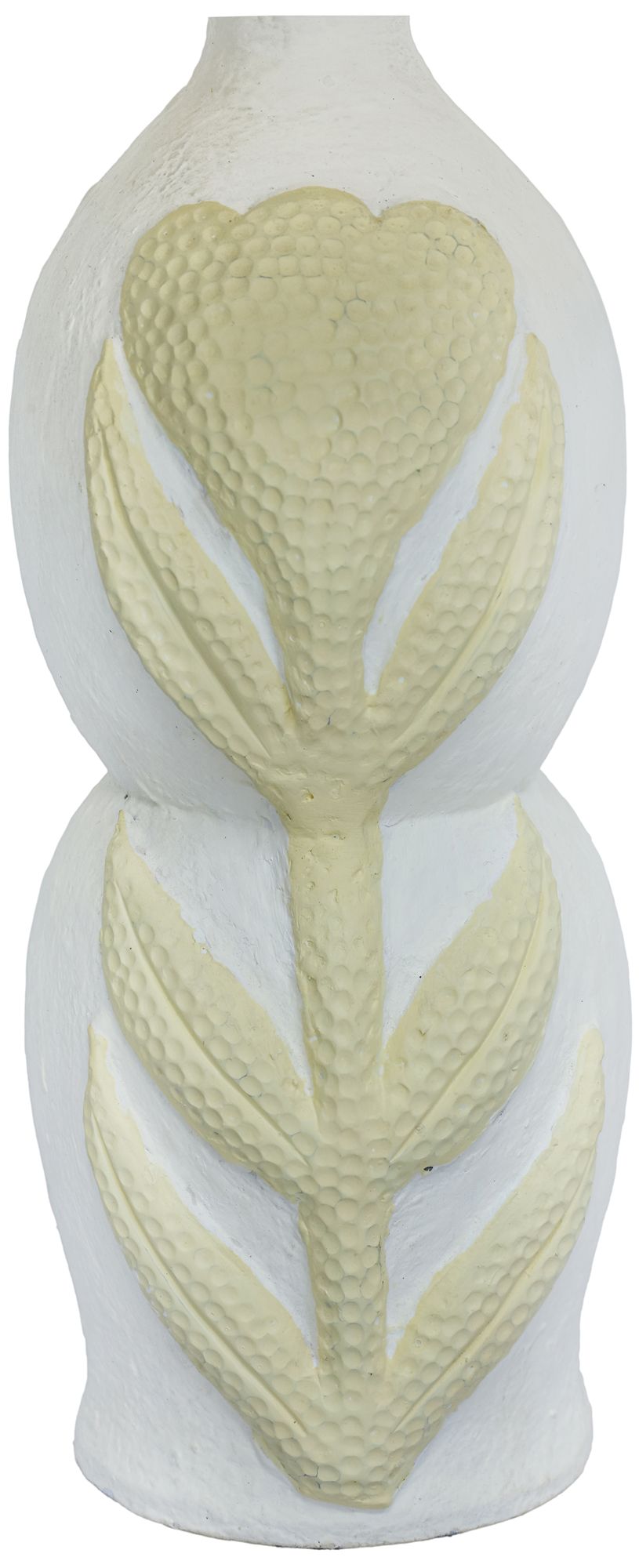 Edith Curved Papier Mache Flower Pleated Table Lamp - #7661Y | Lamps Plus