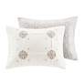 Thumbnail3 of Edna Ivory Gray 6-Piece King/Cal King Comforter Bed Set more views