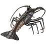 Edo 15 3/4" Wide Black and Bronze Lobster Sculpture