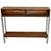 Edvin 42" Wide Chestnut Wood Rectangular Console Table