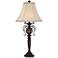 Edwardian Tortoise Shell Font Urn Table Lamp by Regency Hill