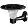 EE Systems 11 1/2" High Crystal Diamond 2CCT LED Solar Wall Light