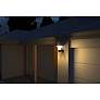 2_EE Systems 11 1/2" High Crystal Diamond 2CCT LED Solar Wall Light more views