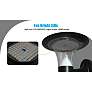 5_EE Systems 11 1/2" High Crystal Diamond 2CCT LED Solar Wall Light more views