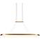 Eerie 47 1/4" Wide Antique Brass LED Linear Pendant