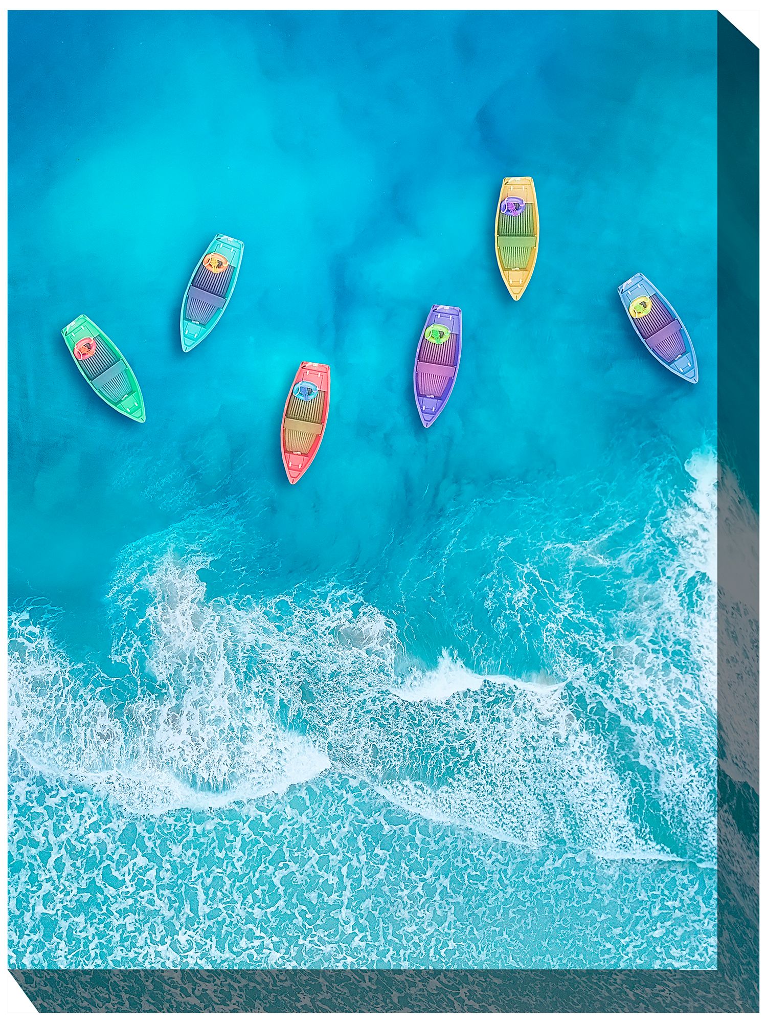 Effervescent 40" High All-Weather Outdoor Canvas Wall Art