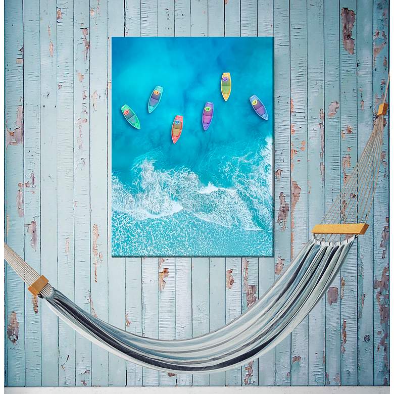 Image 4 Effervescent 40 inch High All-Weather Outdoor Canvas Wall Art more views