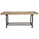 Effuse 76" Wide Brown Rectangular Dining Table