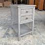 2_Egg Shell 2-Drawer Side Table more views
