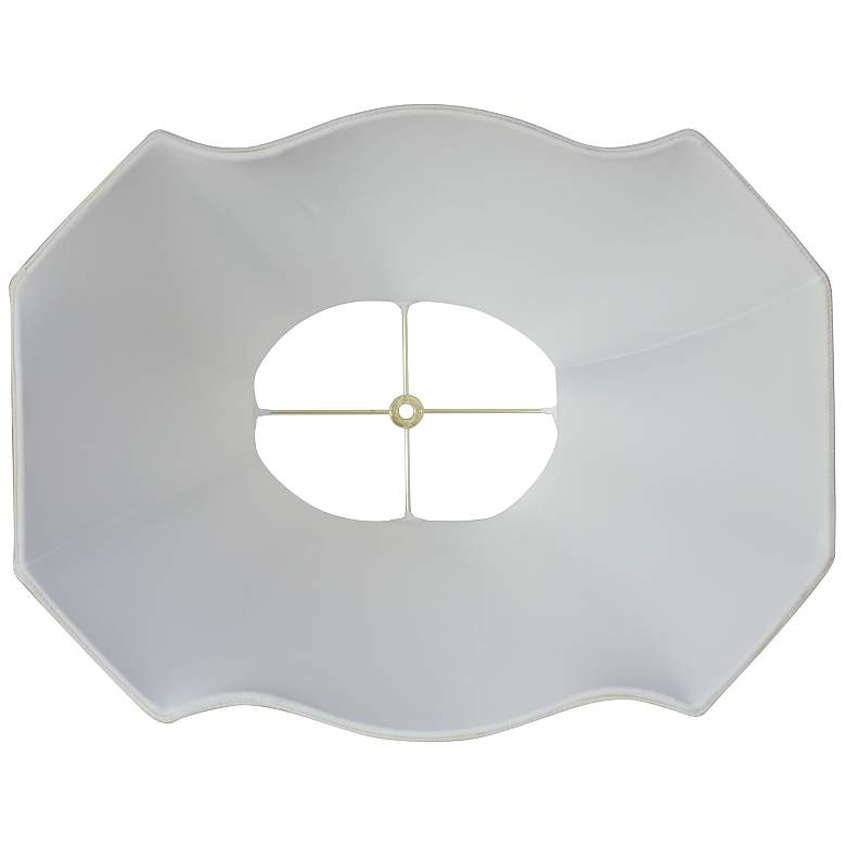 Image 2 Egg Shell Clover Rectangle Shade 6.5/9x13/18x13.75 (Spider) more views