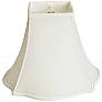1_Egg Shell Fancy Bottom Bell Square Shade 8x18x13 (Spider)