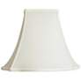 5_Egg Shell Fancy Bottom Bell Square Shade 8x18x13 (Spider) more views