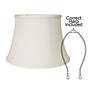 3_Egg Shell No Hug English Bell Shade 11.5x17x11.5 (Spider) more views