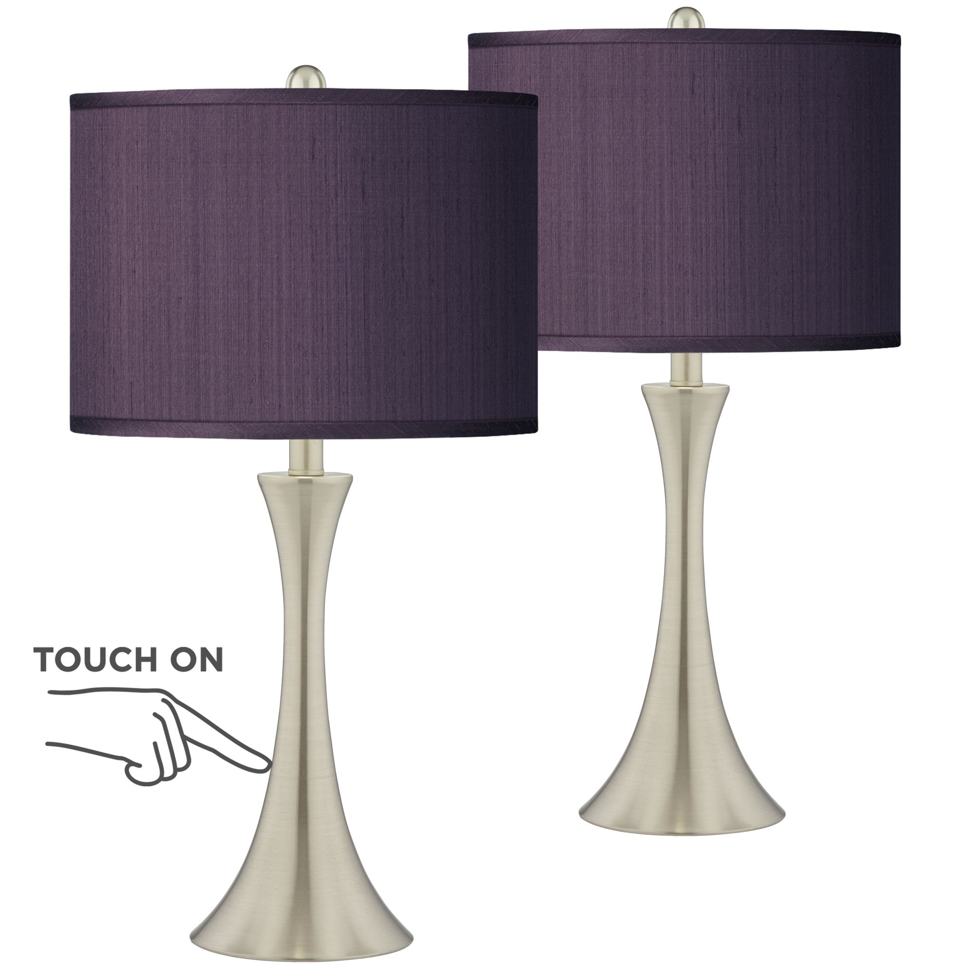 purple touch lamp