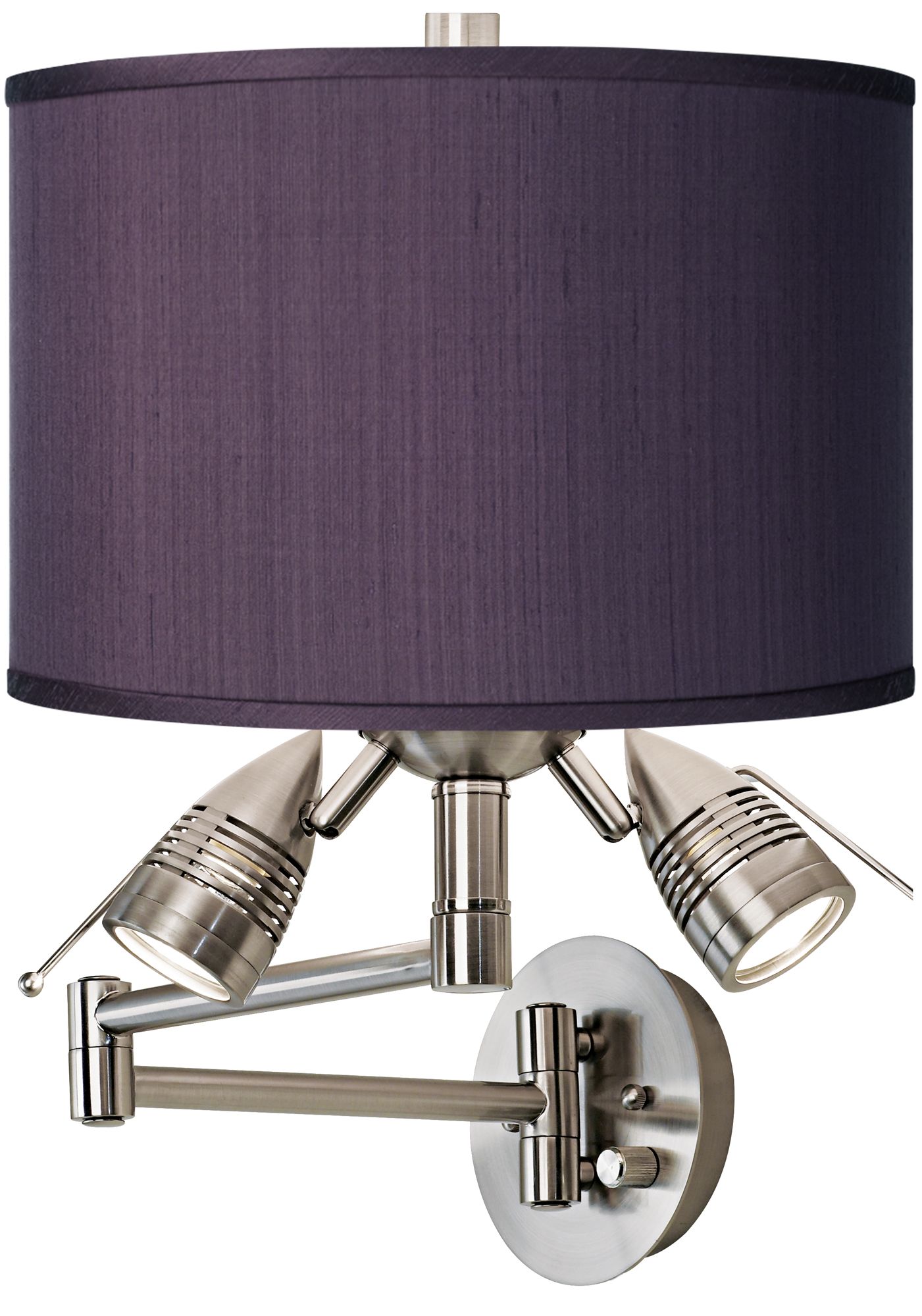 purple wall lamp