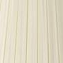 4_Eggshell Box Pleat Silk Shade 6x10x7 (Spider) more views