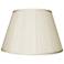 Eggshell Euro Box Pleated Silk Empire Lamp Shade 8x12x8 (Spider)