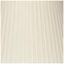 4_Eggshell Knife Pleat Linen Shade 10x16x10 (Spider) more views