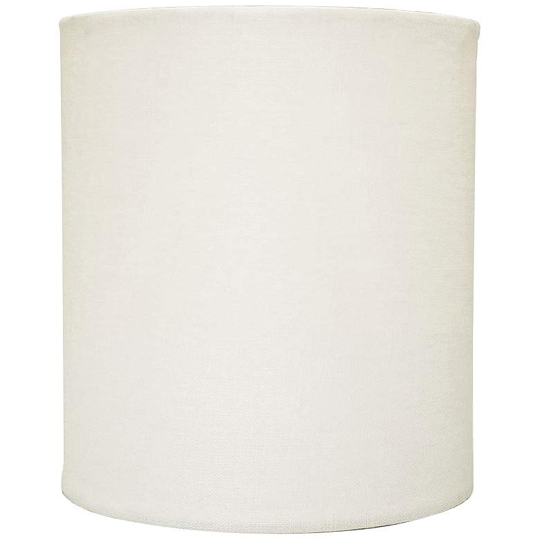 Image 1 Eggshell Linen Drum Hardback Lamp Shade 5x5x6 (Clip-On)