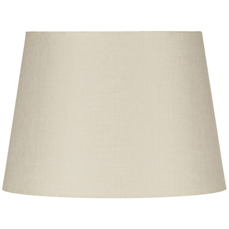 Image 1 Eggshell Linen Drum Hardback Lamp Shade 5x7x5 (Spider)