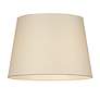 2_Eggshell Linen Drum Hardback Shade 13x16x10 (Spider) more views